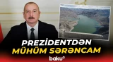 Naxçıvanda su ehtiyatlarından səmərəli istifadəyə dair Tədbirlər Planı təsdiqlənib - Baku TV