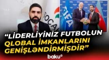 Rövşən Nəcəf İnfantinonu təbrik edib - Baku TV