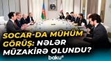 SOCAR-ın prezidenti Rövşən Nəcəf "Wood" şirkətinin icraçı prezidenti ilə görüşdü - Baku TV