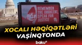 Vaşinqtonda Xocalı soyqırımı ilə bağlı aksiya keçirilib - Baku TV