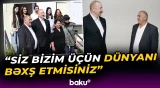 Prezident və xanımı Xocavənd sakininin evində qonaq oldu - Baku TV