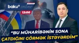 Tramp Rusiya-Ukrayna münaqişəsindən danışdı - Baku TV CANLI