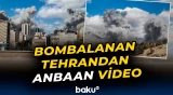 Hava hücumlarından sonra Tehran şəhərindən görüntülər - Baku TV