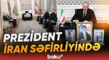 İlham Əliyev İranın ölkəmizdəki səfirliyində olub, başsağlığı verib - Baku TV