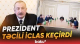 İlham Əliyevin sədrliyi ilə Təhlükəsizlik Şurasının iclası keçirildi - Baku TV