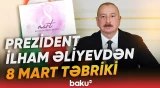 Prezident İlham Əliyev 8 Mart - Beynəlxalq Qadınlar Günü münasibətilə paylaşım edib - Baku TV