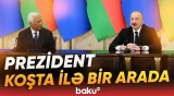 İlham Əliyev Antonio Koşta ilə birgə mətbuat qarşısında - Baku TV