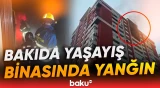 FHN yanğın baş verən binadan 8 nəfəri xilas etdi - Baku TV