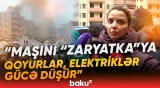 "Hərə öz evindən kabel sallayır..." | Yanğın baş verən binanın sakinlərindən narazılıq - Baku TV