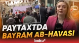 Bakı sakinləri Novruz bayramını coşqu ilə qeyd edirlər - Baku TV