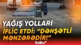 Bakı niyə hər dəfə bu hala qalır? - Əraziləri su basdı | Dəhşətə gətirən vəziyyət - Baku TV