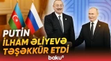Vladimir Putin Bakı Rus Dram Teatrına görə İlham Əliyevə təşəkkür etdi - Baku TV