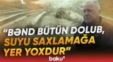 Hacıqabulda suyun səviyyəsi kritik həddə | Kanallar məcradan çıxdı - Baku TV