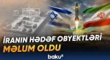 İran İsraildəki hədəf obyektlərini açıqladı | Müharibə gərginləşir - Baku TV