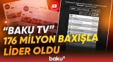 Tarixi nəticələrə imza atan “Baku TV” reytinqlərdə növbəti uğura nail oldu - Baku TV
