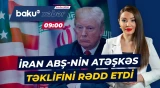Tehrandan Vaşinqtona "yox" cavabı | "Müharibə davam edir" - Baku TV CANLI