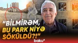 "Bu, icra hakimlərinin borcudur, amma..." | Bakıda təmiri yarımçıq qalan parklar - Baku TV