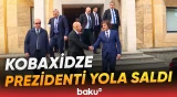 Gürcüstanın Baş naziri İrakli Kobaxidze İlham Əliyevi yola saldı - Baku TV