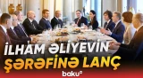 Tbilisidə Prezident İlham Əliyevin şərəfinə lanç verilib - Baku TV