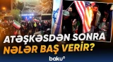 Atəşkəs razılaşmasından sonra Tehran küçələrində izdiham - Baku TV