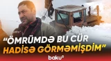 Bu rayonda qar o həddə çatdı ki... | "Son illərdə belə şey olmamışdı" - Baku TV