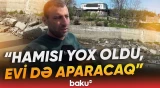 "Altı uçub, uşaqlarla birgə çöküb gedəcək" | Güclü sel dəhşətli fəsadlara səbəb oldu - Baku TV