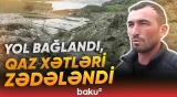 Qubada kritik vəziyyət | "2 km-lik yolu ayaqla getməyə məcburuq" - Baku TV
