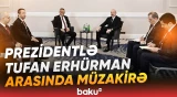 İlham Əliyev Şimali Kipr Prezidenti ilə görüşdə | Hansı məsələlər müzakirə olundu? - Baku TV