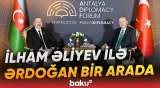 İlham Əliyev Rəcəb Tayyib Ərdoğanla görüşüb - Baku TV