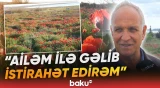 "Güllərdən dərib, istirahət edirik" | Hər kəsi özünə cəlb edən lalə sahəsi - Baku TV