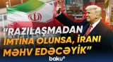 Tramp Tehrana sərt xəbərdarlıq etdi | "İran atəşkəsi pozub" - Baku TV