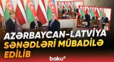 Azərbaycan və Latviya arasında 5 mühüm sənəd imzalandı - Baku TV