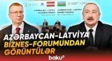 Bakıda Azərbaycan-Latviya biznes-forumu keçirilib - Baku TV