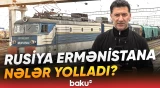 Biləcəridən yola salınan qatarla Ermənistana nələr göndərildi? - Baku TV