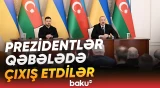 Azərbaycan və Ukrayna prezidentləri mətbuata bəyanatlarla çıxış ediblər - Baku TV