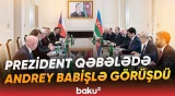 Prezidentin Qəbələdə Çexiyanın Baş naziri ilə geniş tərkibdə görüşü baş tutdu - Baku TV