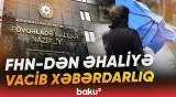 FHN güclü külək və qeyri-sabit hava ilə bağlı əhaliyə müraciət edib - Baku TV