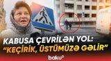 “Çox təhlükəlidir, görməyən də var” | Bu yoldan keçmək cəsarət tələb edir - Baku TV