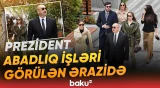 Prezident Bakının İslam Səfərli küçəsinin yenidənqurmadan sonra açılışında iştirak etdi - Baku TV