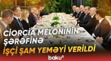 İlham Əliyev Ciorcia Meloni ilə işçi şam yeməyində iştirak edib - Baku TV