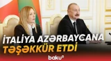 Həyata keçirilən mühüm tərəfdaşlığın uzunmüddətli olmasını istəyirik | Ciorcia Meloni - Baku TV