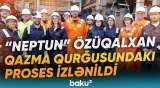 SOCAR rəsmiləri "Neptun" özüqalxan qazma qurğusuna səfər ediblər - Baku TV