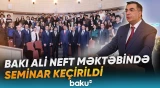 SOCAR-ın nümayəndələri və gənc mühəndislər tədbirdə iştirak edib - Baku TV