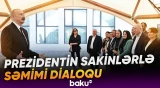 Prezident İlham Əliyev Şükürbəyli kəndinin sakinləri ilə söhbət etdi - Baku TV