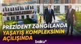 İlham Əliyev Zəngilan şəhərində sakinlərlə görüşüb - Baku TV