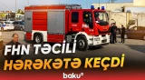 Lökbatanda yanğın olan ərazidən anbaan görüntülər - Baku TV