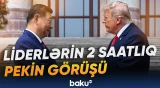 Tramp və Si Cinpin arasında Pekində keçirilən görüşdən görüntülər - Baku TV