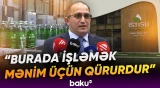 "Sözlə ifadə olunmayacaq qədər dəyərlidir" | "İstisu" mineral su zavodundan görüntülər - Baku TV