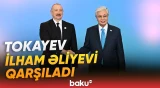 İlham Əliyev TDT-nin qeyri-rəsmi Zirvə görüşünün keçirildiyi məkana gəldi - Baku TV