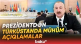 Prezident İlham Əliyev TDT-nin qeyri-rəsmi Zirvə görüşündə çıxış etdi - Baku TV